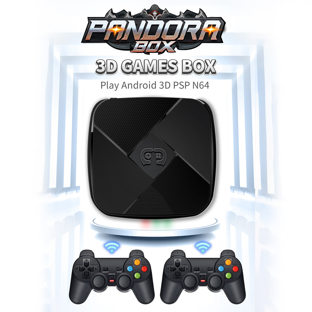 비디오 게임 콘솔 게임 TV 박스 32G/64G PSP/N64/안드로이드 어린이 선물용 무선 컨트롤러가 내장 된 10000 클래식 게임